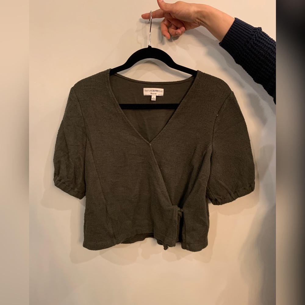 Madewell Green Blouse